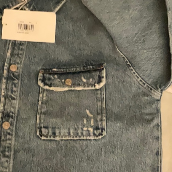 Frame Men’s denim shirt jacket - Picture 16 of 16